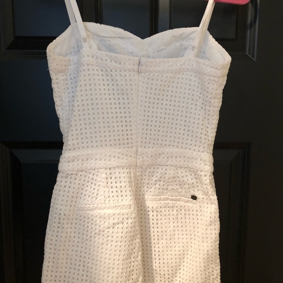 White eyelit romper from Guess - Picture 3 of 3